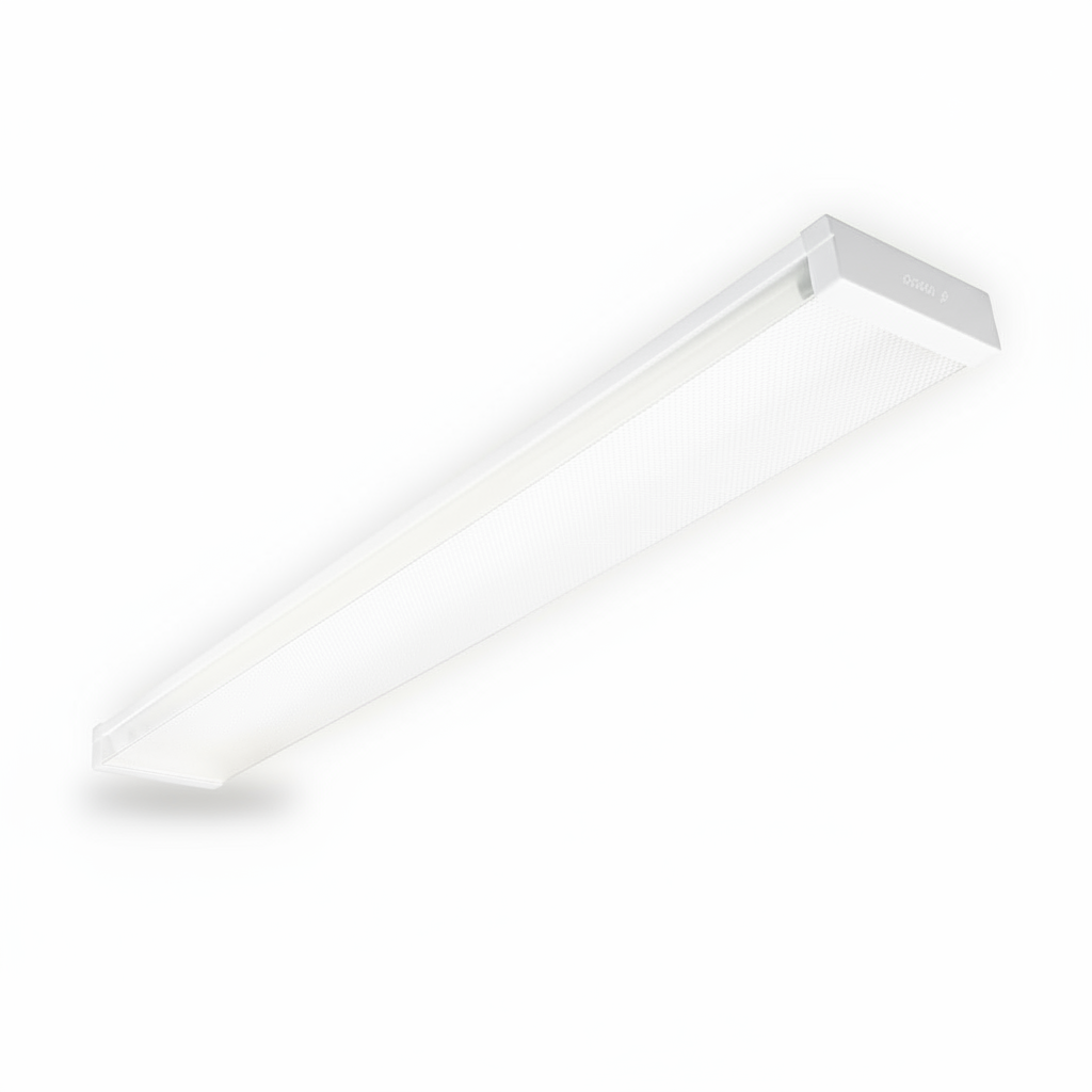 GABINETE INDUSTRIAL METALICO TRACK LED 2X18W/100-240V. PANTALLA TEXT. 4000K LUZ NEUTRA ELECTROMAG