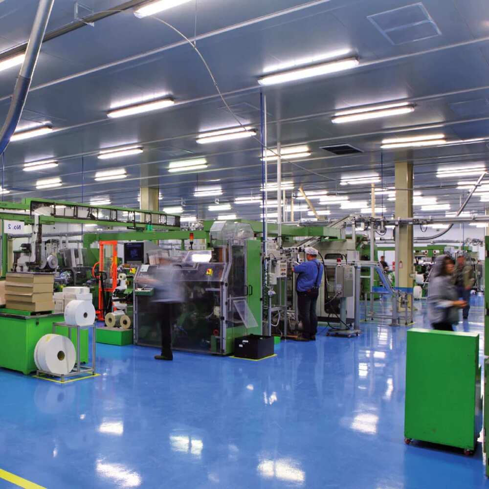 LUMINARIA GAMMA LED 1200 M ATENUABLE 49W/100-305V. AFP LUZ FRIA 4000K GRIS TEXTURIZADO ELECTROMAG