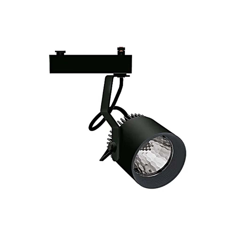 LUMINARIO LED RIEL 20W/100-305V. 45 C20-R NEGRO 4000K LUZ NEUTRA ELECTROMAG