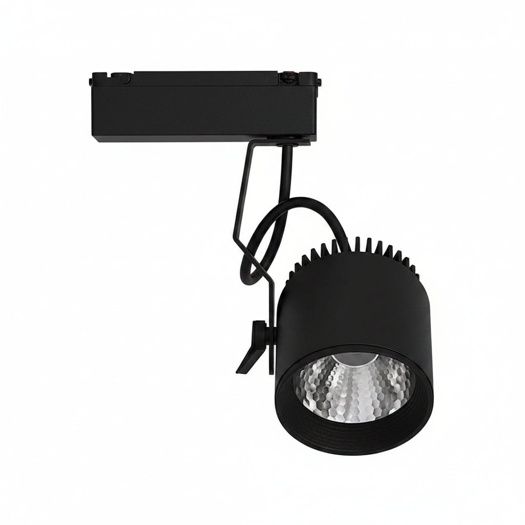 LUMINARIO LED RIEL 20W/100-305V. 45 C20-R NEGRO 4000K LUZ NEUTRA ELECTROMAG