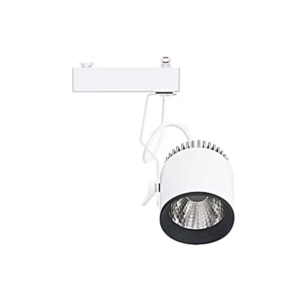 LUMINARIO LED RIEL 12W/100-305V. 24 C12-R BLANCO 4000K LUZ NEUTRA ELECTROMAG