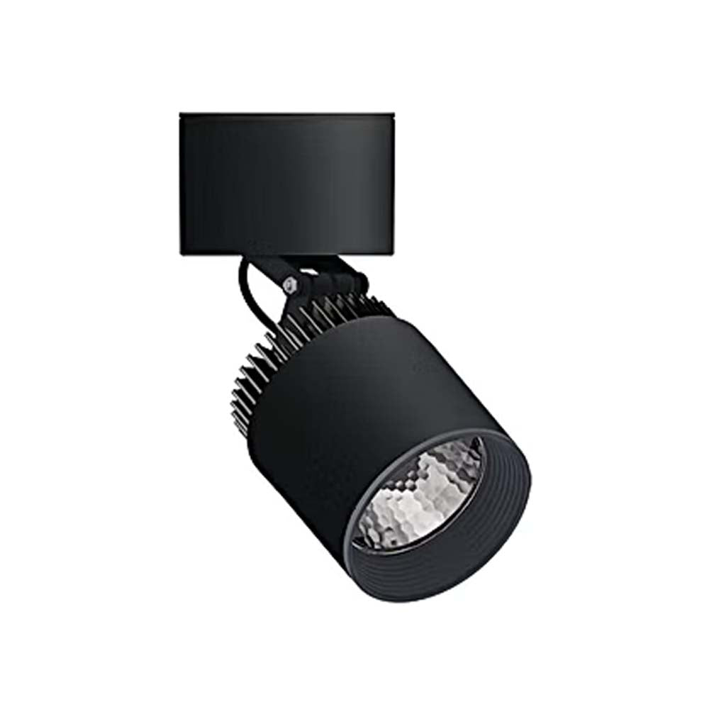 LUMINARIO LED SOBREPONER 12W/100-305V. 45 C12-S NEGRO 4000K LUZ NEUTRA ELECTROMAG
