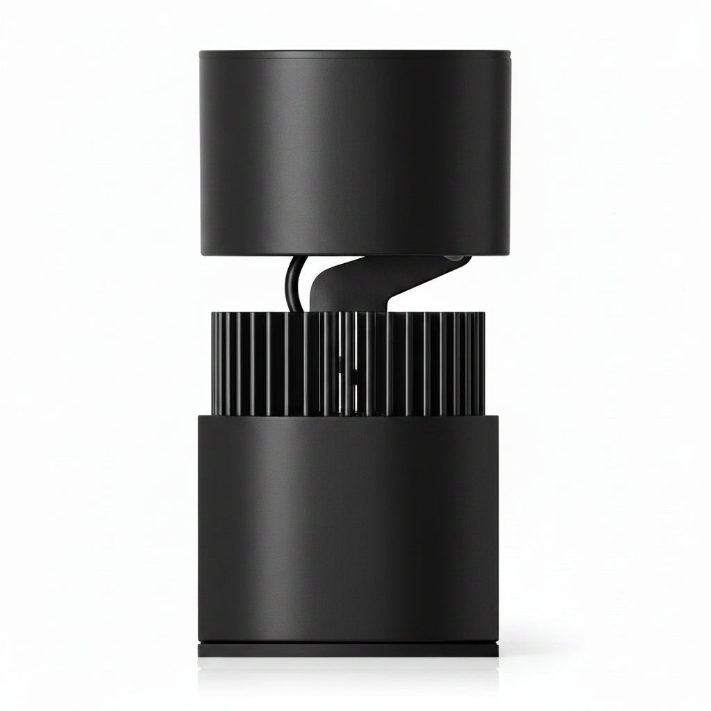 LUMINARIO LED SOBREPONER 12W/100-305V. 45 C12-S NEGRO 4000K LUZ NEUTRA ELECTROMAG