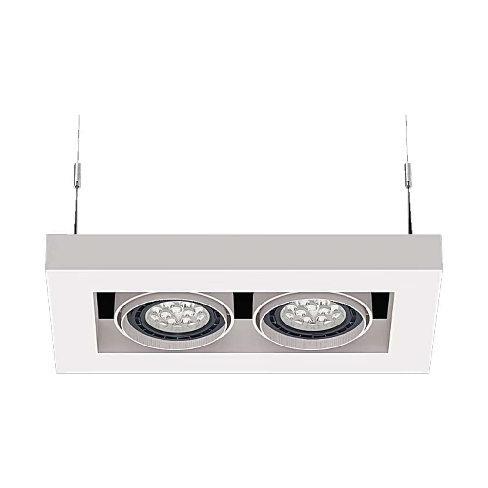 LUMINARIO ALPHA SUSPENDIDO II LED BLANCO *** NO INCLUYE LAMPARA *** ELECTROMAG