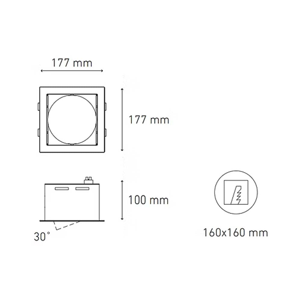 LUMINARIO ALPHA SUSPENDIDO I LED BLANCO *** NO INCLUYE LAMPARA *** ELECTROMAG