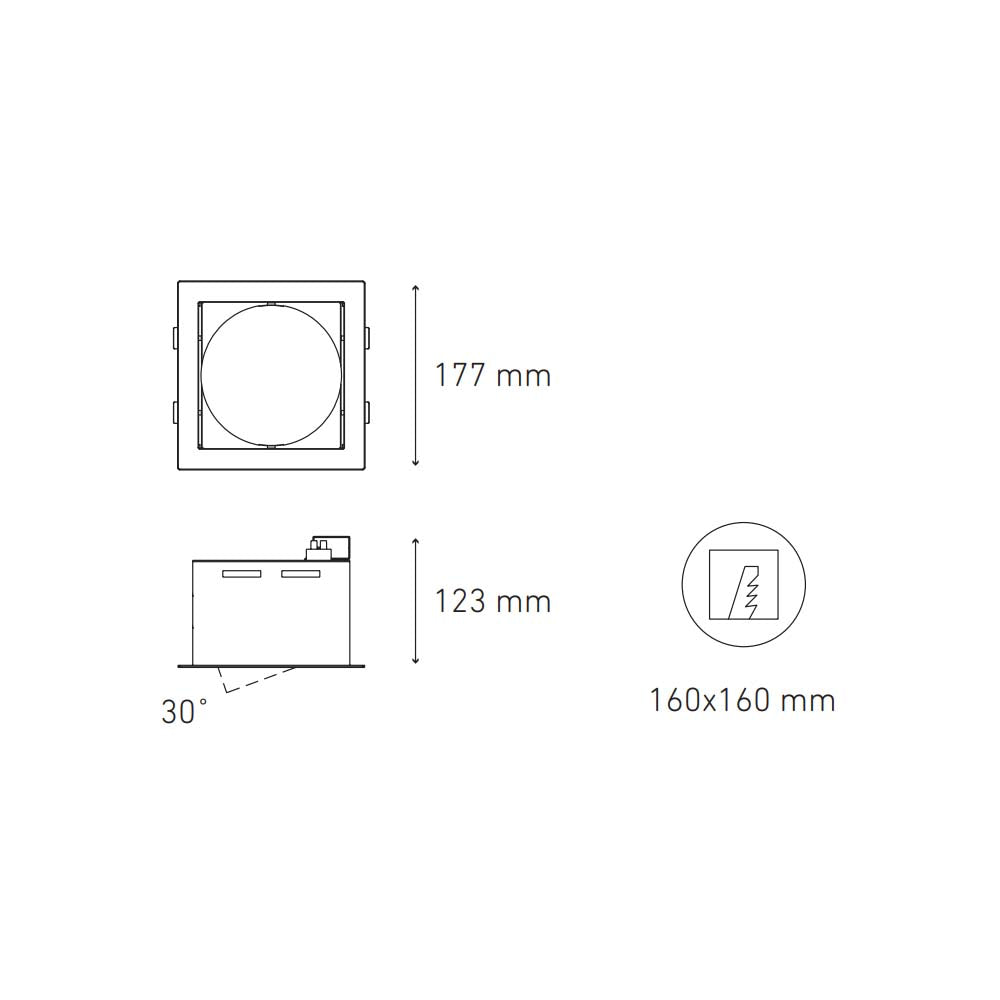 LUMINARIO ALPHA SUSPENDIDO I LED NEGRO *** NO INCLUYE LAMPARA *** ELECTROMAG