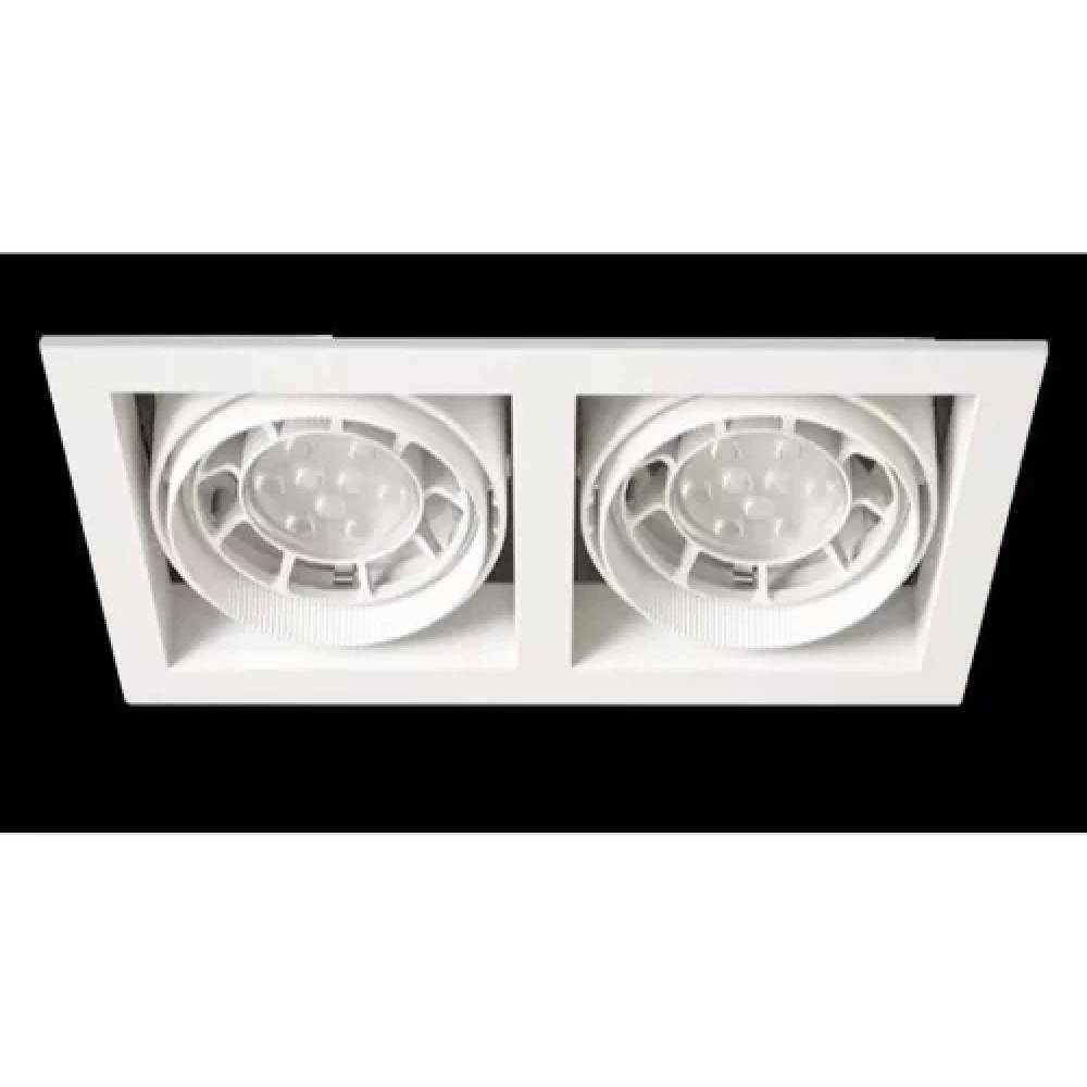 ALPHA II LED LUMINARIA DIRIGIBLE DE FALSO PLAFON 10-30W 127V BCO MAGG