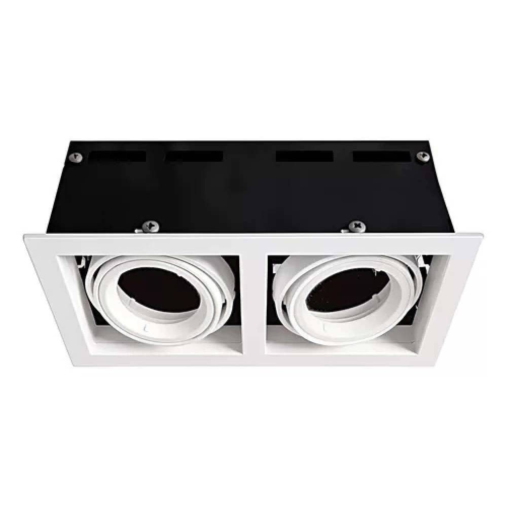 ALPHA II LED LUMINARIA DIRIGIBLE DE FALSO PLAFON 10-30W 127V BCO MAGG