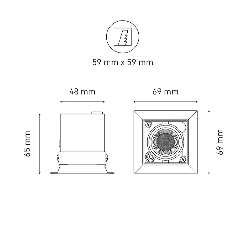 LUMINARIO POINTS MICRO I 100-240V AF 40 3000K BC ELECTROMAG