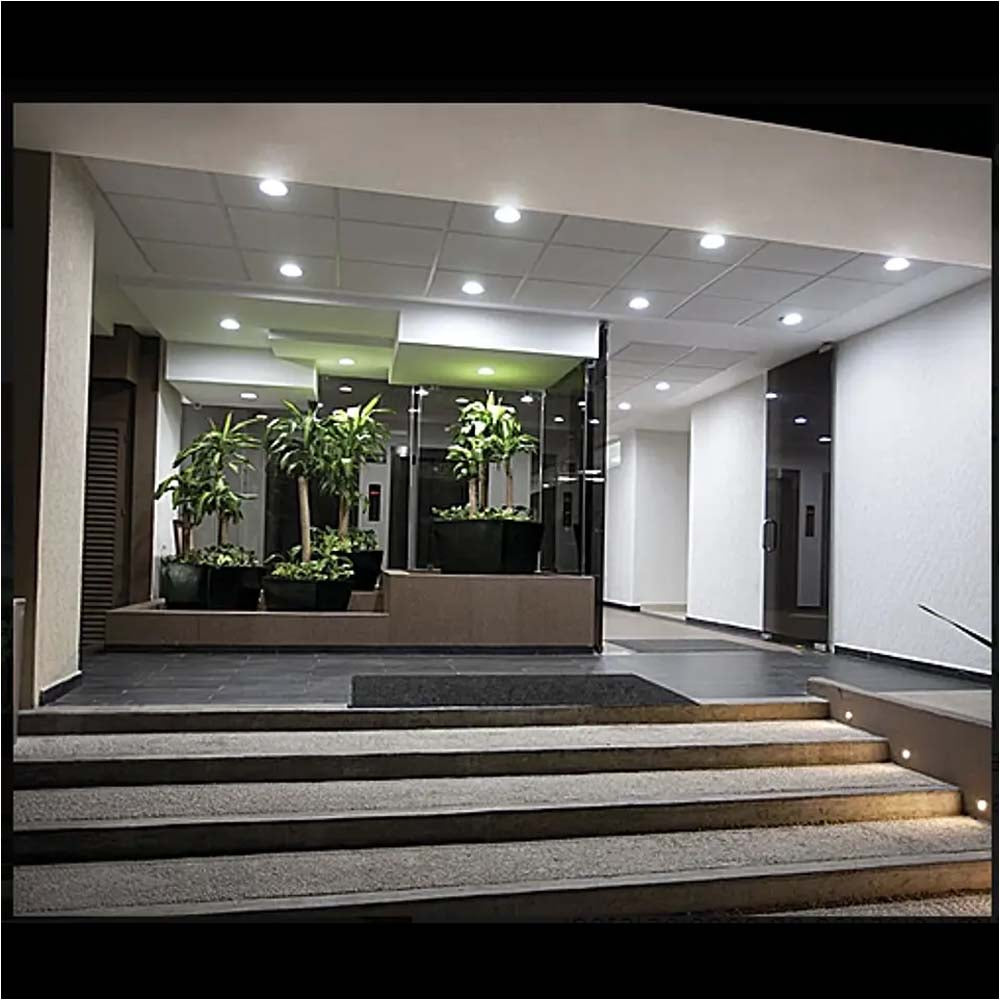LUMINARIO LED DOWNLIGHT LUNA FLAT RD 6 STD 6W/100-305V. BLANCO 3000K LUZ CALIDA ELECTROMAG