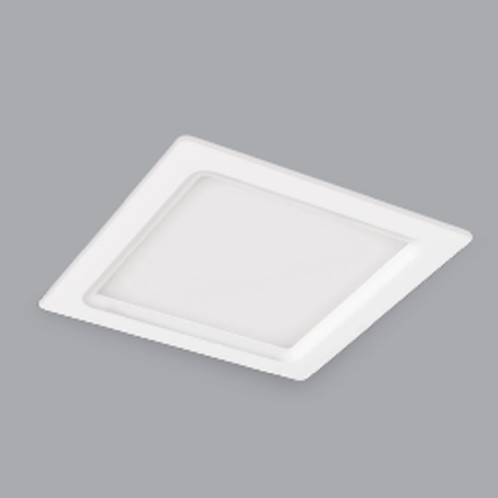 LUMINARIO LED DOWNLIGHT LUNA FLAT SQ 9 STD 9W/100-305V. BLANCO 6000K LUZ DE DIA ELECTROMAG