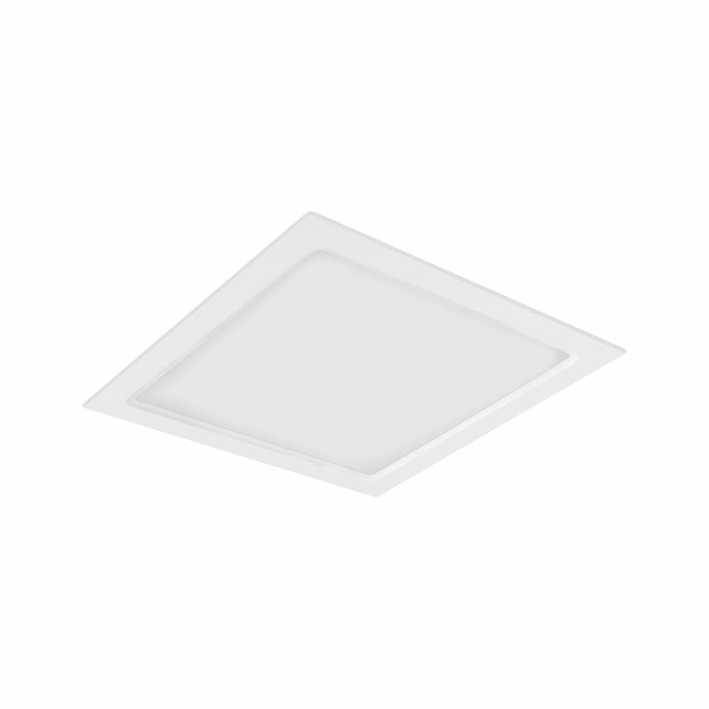 LUMINARIO LED DOWNLIGHT LUNA FLAT SQ 18 STD 18W/100-305V. BLANCO 6000K LUZ DE DIA ELECTROMAG