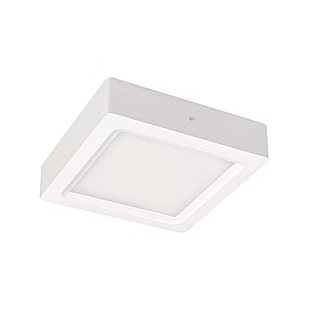 LUMINARIO LED DOWNLIGHT LUNA FLAT SQ 9 S 9W/100-305V. BLANCO 4000K LUZ NEUTRA ELECTROMAG
