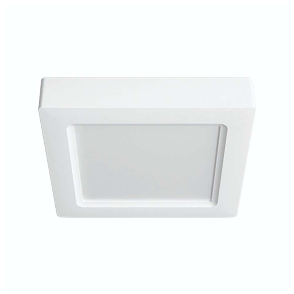 LUMINARIO LED DOWNLIGHT LUNA FLAT SQ 13 S 9W/100-305V. BLANCO 3000K LUZ CALIDA ELECTROMAG
