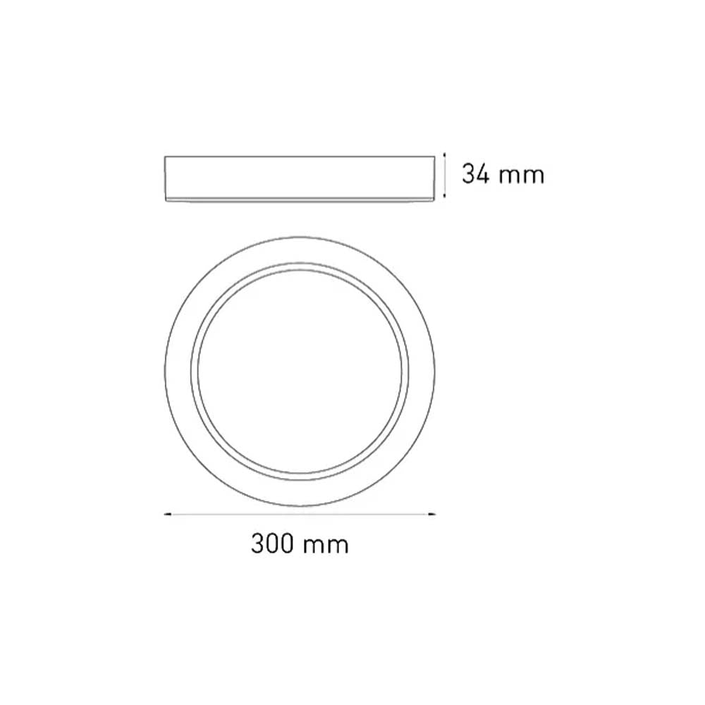 LUMINARIO LED DOWNLIGHT LUNA FLAT RD 25 S 25W/100-305V. BLANCO 6000K LUZ DE DIA ELECTROMAG