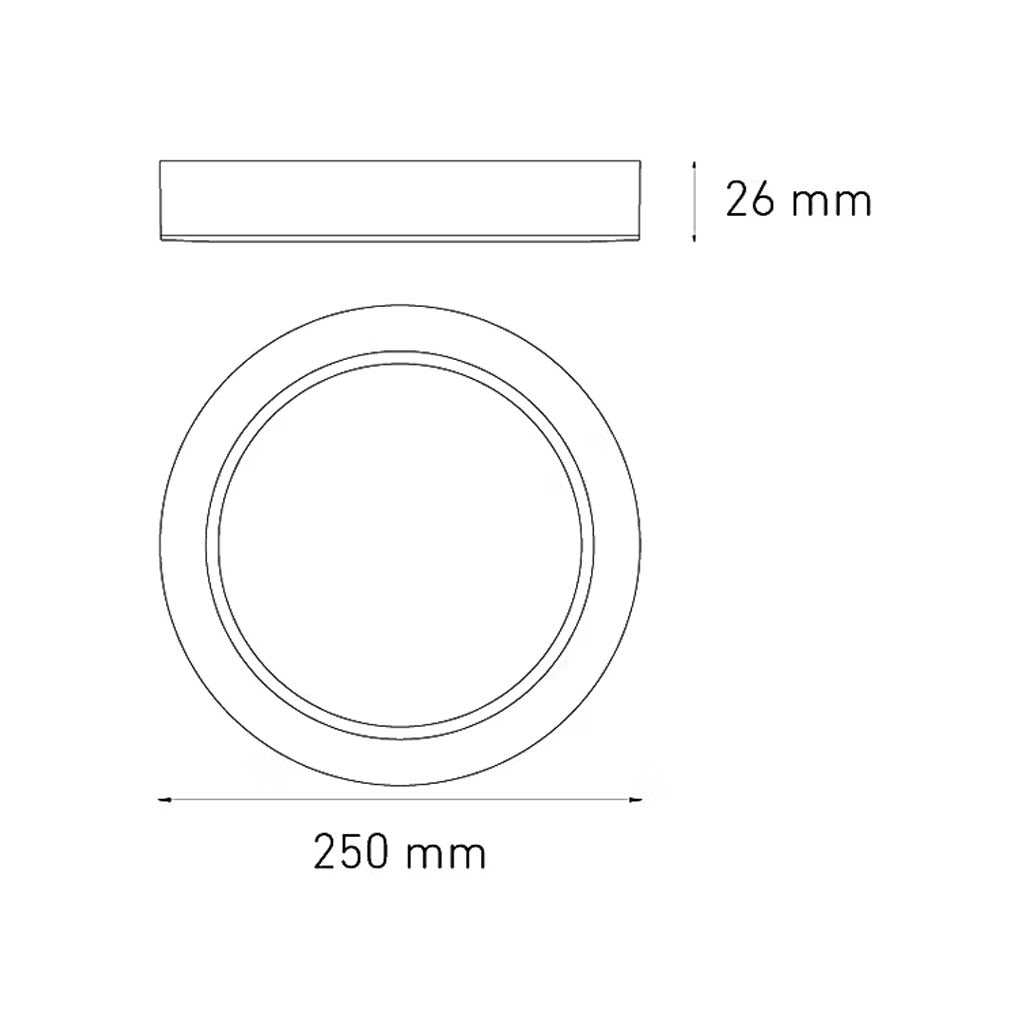 LUMINARIO LED DOWNLIGHT LUNA FLAT RD 18 S 18W/100-305V. BLANCO 6000K LUZ DE DIA ELECTROMAG