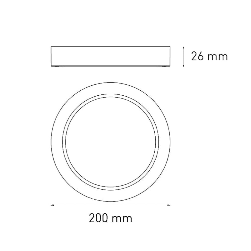 LUMINARIO LED DOWNLIGHT LUNA FLAT RD 13 S 13W/100-305V. BLANCO 3000K LUZ CALIDA ELECTROMAG
