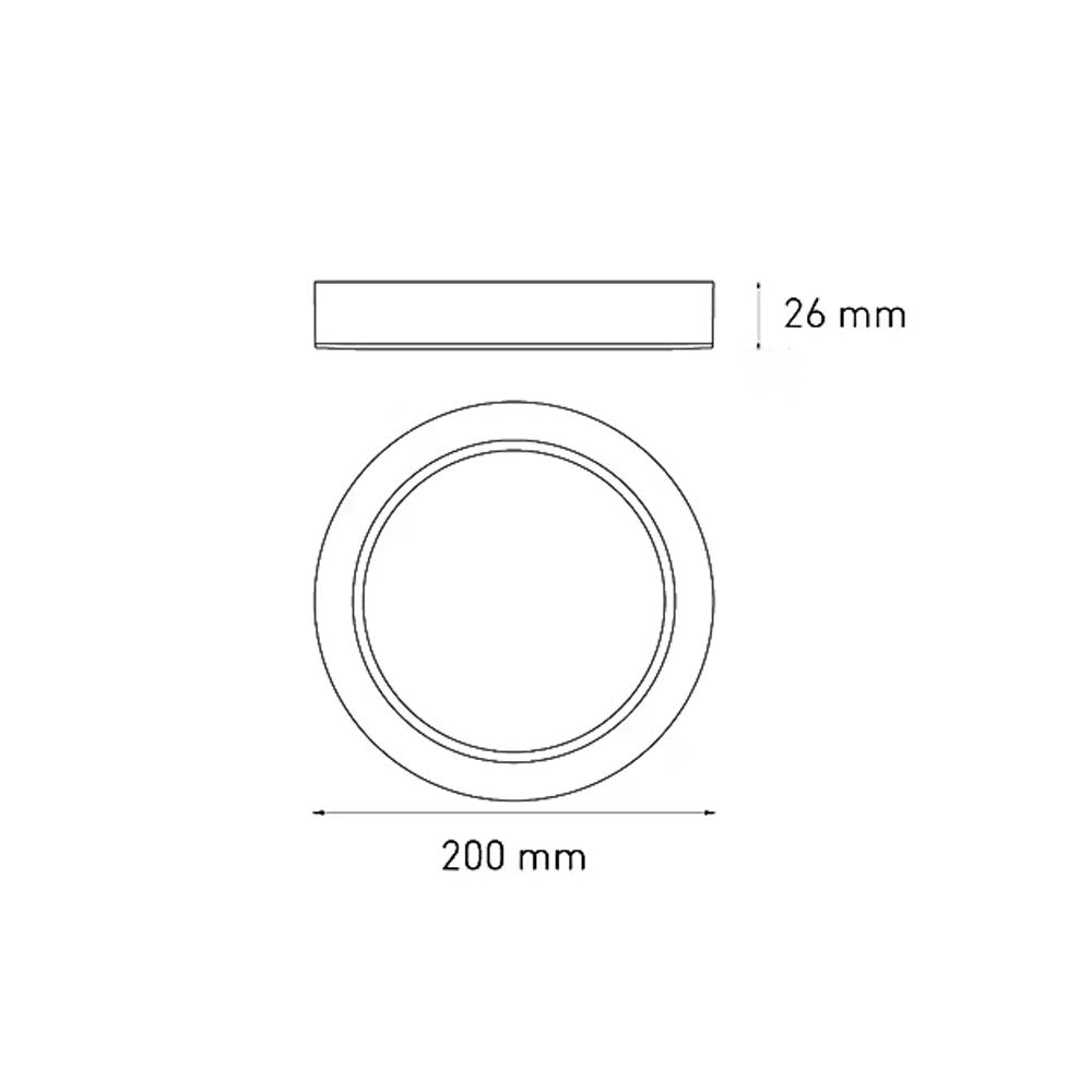 LUMINARIA DOWNLIGHT DE 13 W COLOR BLANCO LUNA 13 FLAT L6374-130 MAG SOLO SOBRE PEDIDO