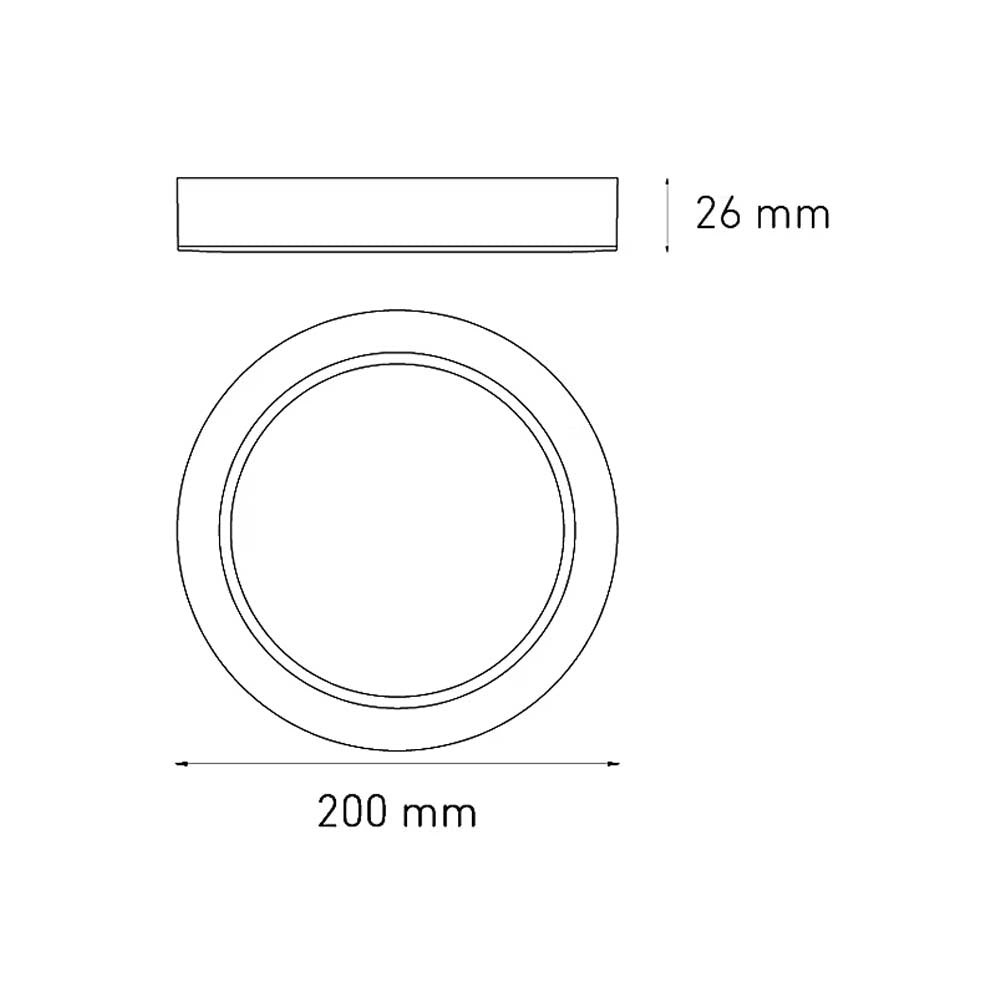 LUMINARIO LED DOWNLIGHT LUNA FLAT RD 13 S 13W/100-305V. BLANCO 4000K LUZ NEUTRA ELECTROMAG