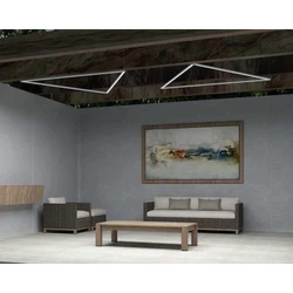 LUMINARIO LED SERIE III BL FLAT 35W/100-140V. 1800MM. NEGRO 3000K LUZ CALIDA ELECTROMAG