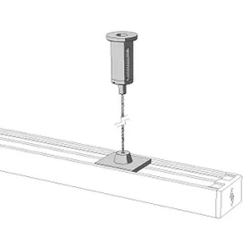 LUMINARIO LED SERIE II BL FLAT 8W/100-140V. 1200MM. BLANCO 6000K LUZ DE DIA ELECTROMAG