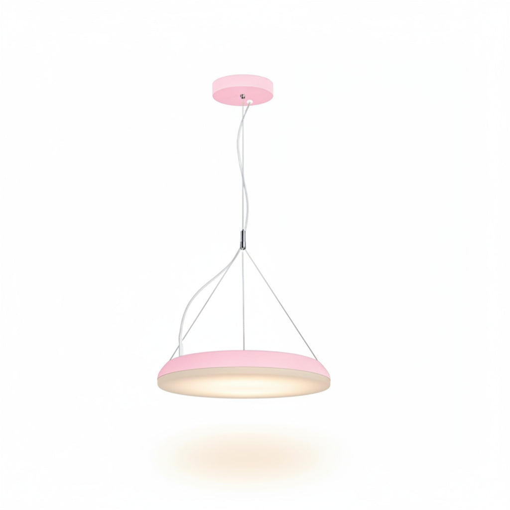 LUMINARIO LED SUSPENDIDO DONNA 25 14W/100-140V. ROSA SOFT 4000K LUZ NEUTRA ELECTROMAG