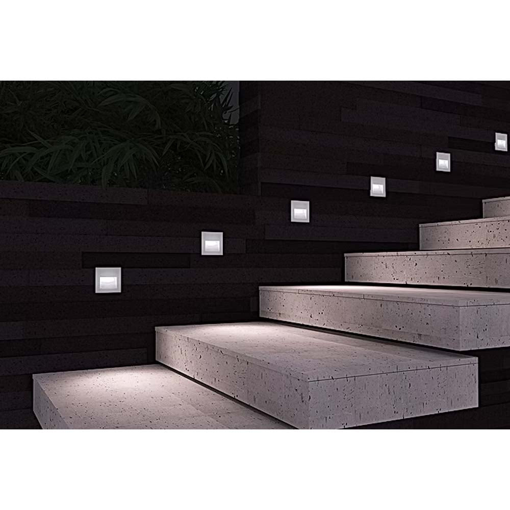 LUMINARIO LED CUADRADO EMPOTRAR/SOBREPONER SW 40 1.6W/100-240V. BLANCO 4000K LUZ NEUTRA ELECTROMAG