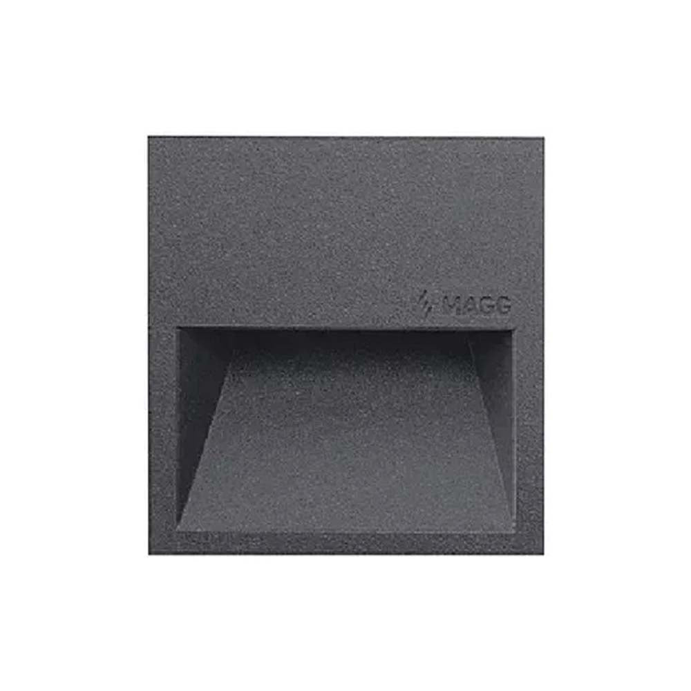 LUMINARIO LED EMPOTRAR/SOBREPONER SW 10 AL 2W/100-305V. GRIS 4000K LUZ BLANCA ELECTROMAG