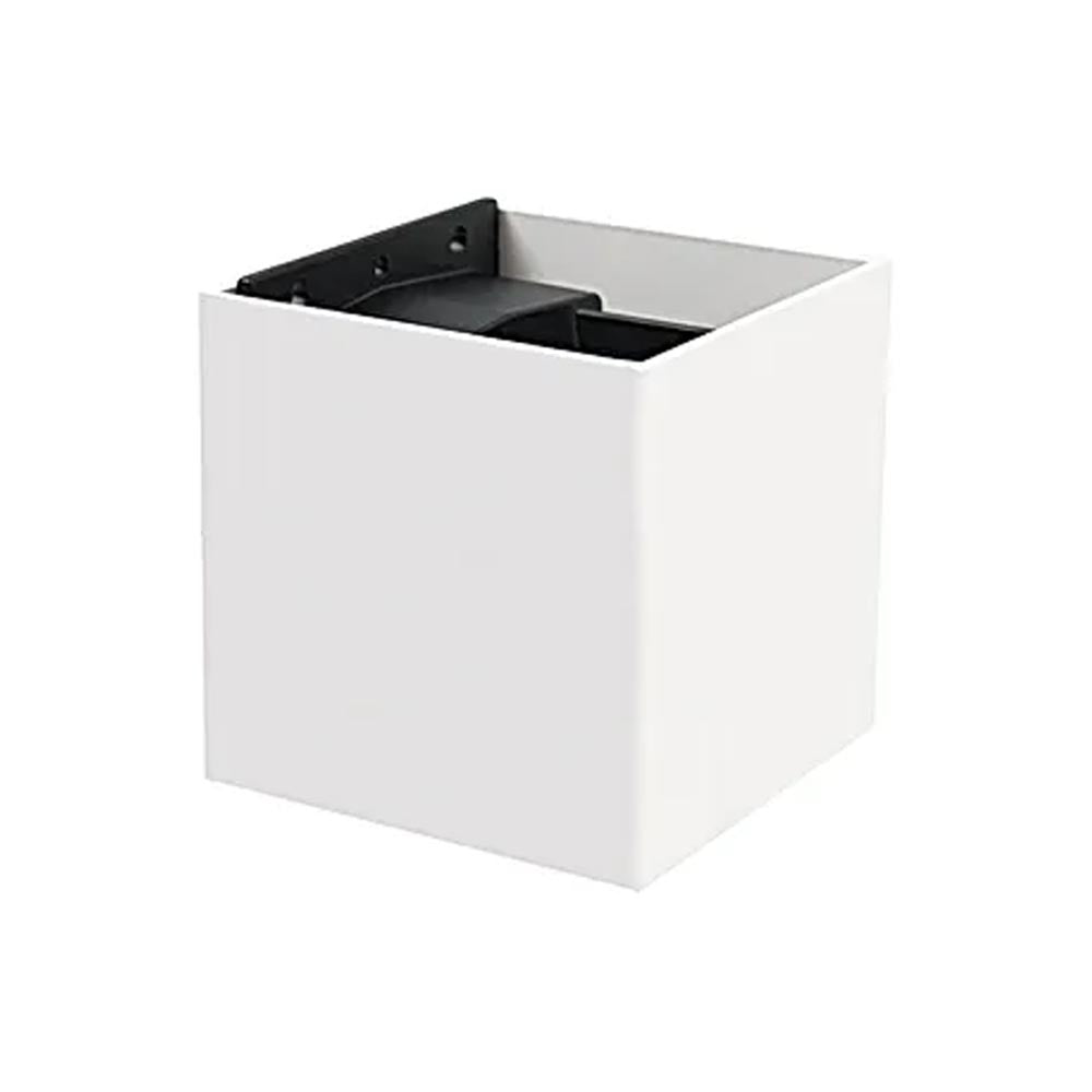LUMINARIO LED SOBREPONER MURO APLIQUE CUBO A12 12W/100-240V. BLANCO 3000K LUZ CALIDA ELECTROMAG