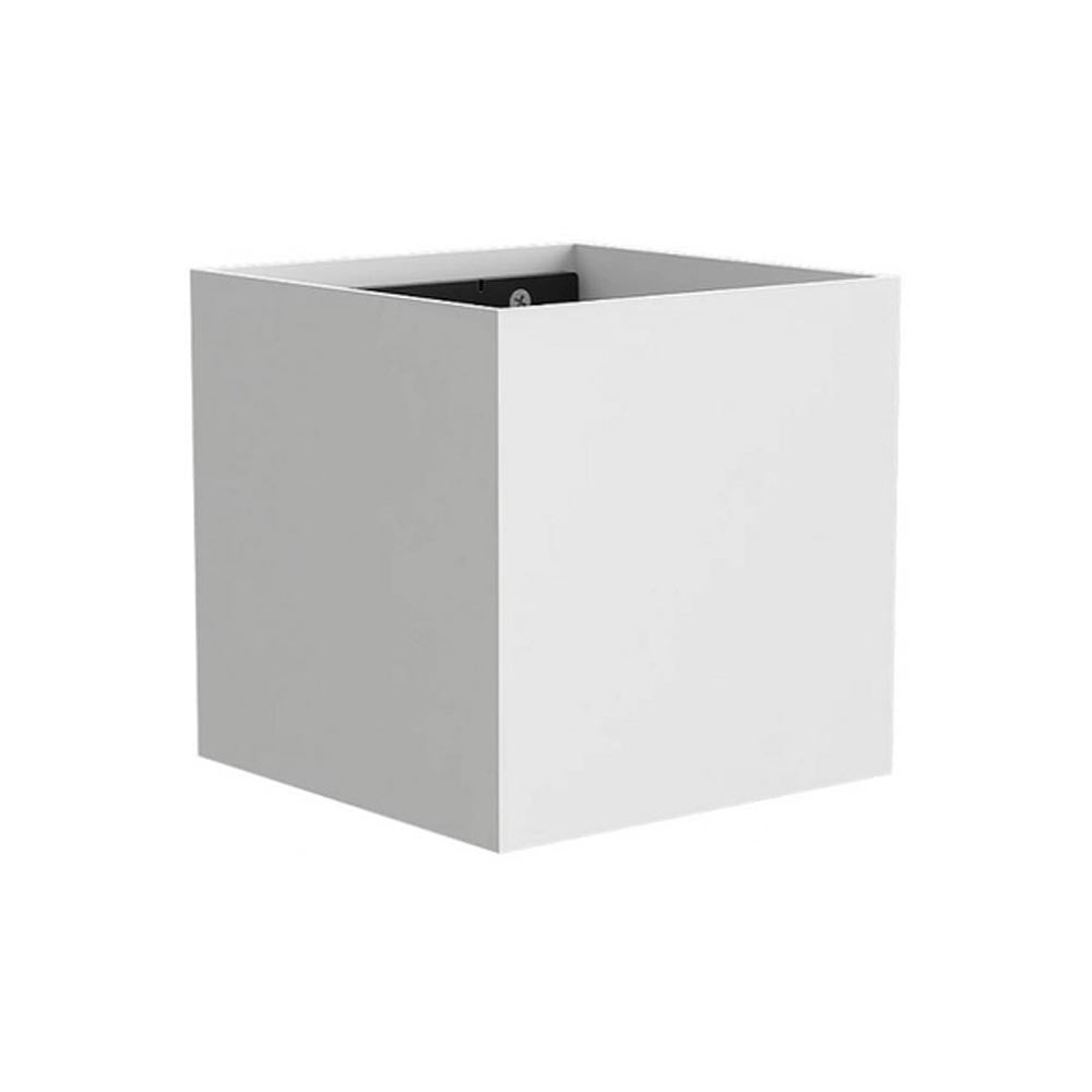 LUMINARIO LED SOBREPONER MURO APLIQUE CUBO A12 12W/100-240V. BLANCO 3000K LUZ CALIDA ELECTROMAG