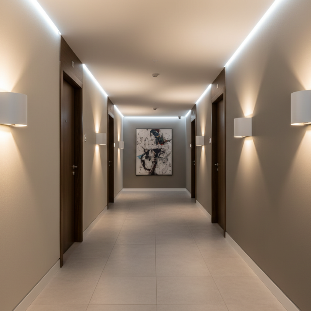 LUMINARIA W II 120/120 SOBREPONER 100-240V. BFP LUZ NEUTRA 3000K BLANCO ELECTROMAG