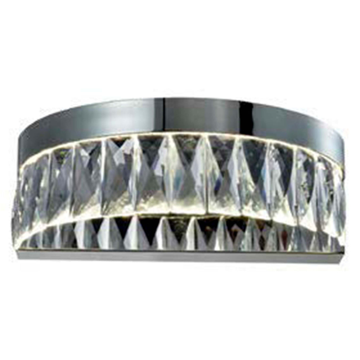 LUMINARIA LED DE PARED CROMO/CRISTAL 10 W ROYAL STRATTO *** HA. LUMI ***