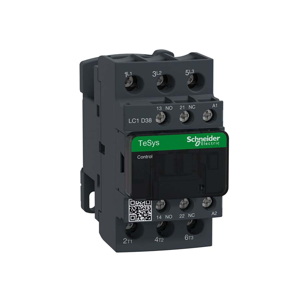 CONTACTOR SCHNEIDER ELECTRIC AC-3 440V 38A 3P BOBINA 220VCA 50/60HZ LC1D38M7