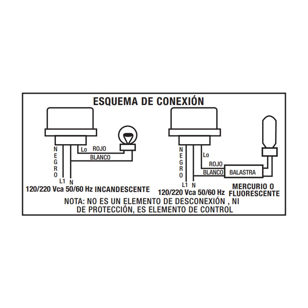 FOTOCONTROL (FOTOCELDA) TERMICO CON CIERRE 208-277V. INTERMATIC