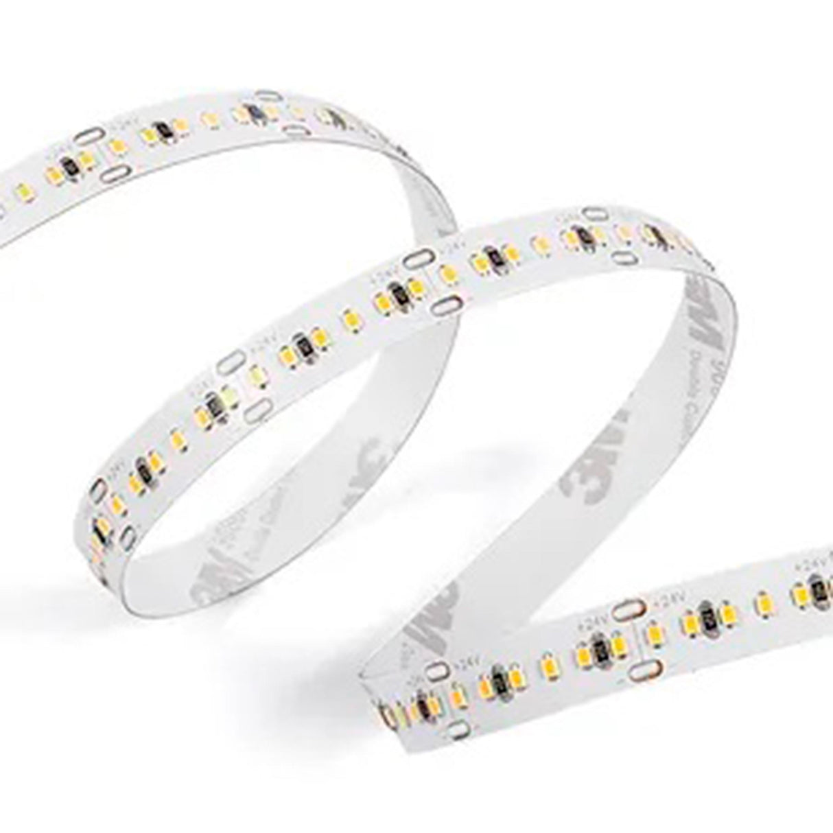 TIRA EXTRAPLANA LED 2216 BLANCA 5MT 210 LEDS POR METRO 14.4 W POR METRO 120 CON AUTOADHESIVO 3M CRI90 DOBLE CARA 24V IP20 ILUMILEDS ***REQUIERE FUENTE TIPO CP O FP***