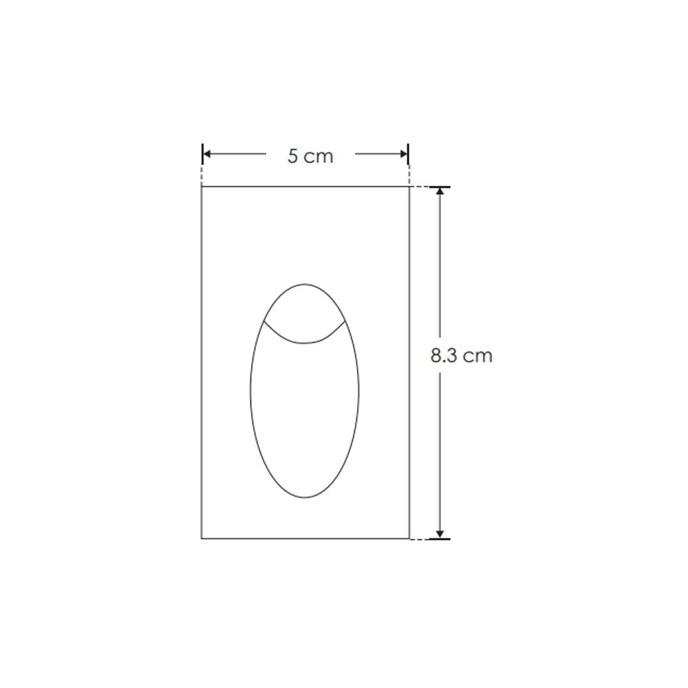 LUM.EMP.PARED LED BCALIDO OVALADA 1W 90-260V ILUMILEDS ***HAE 2024***