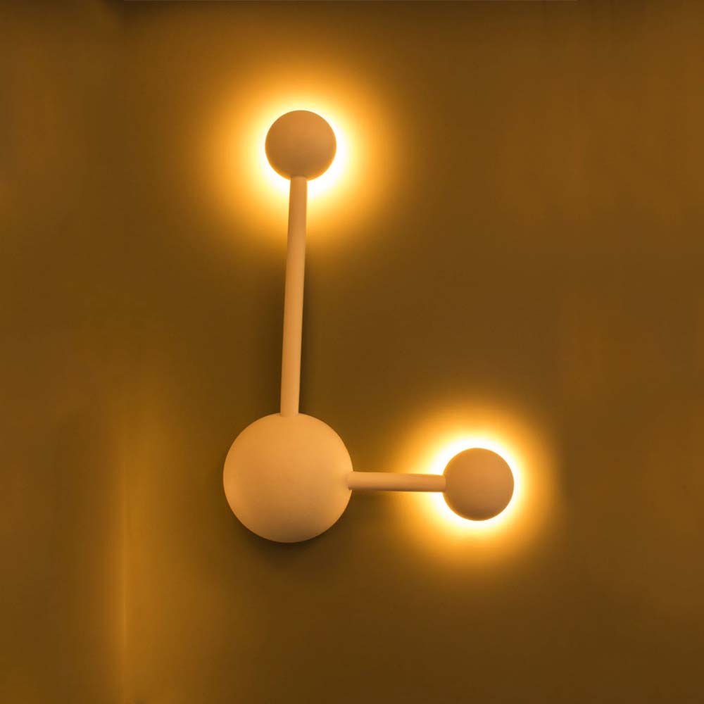 ARBOTANTE FORMA PENDULO 2 LUCES BLANCO 6W IP54 BLANCO CALIDO ILUMILEDS ***HAE 2023***