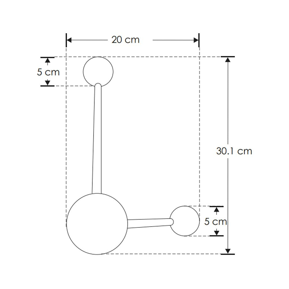 ARBOTANTE FORMA PENDULO 2 LUCES BLANCO 6W IP54 BLANCO CALIDO ILUMILEDS ***HAE 2023***