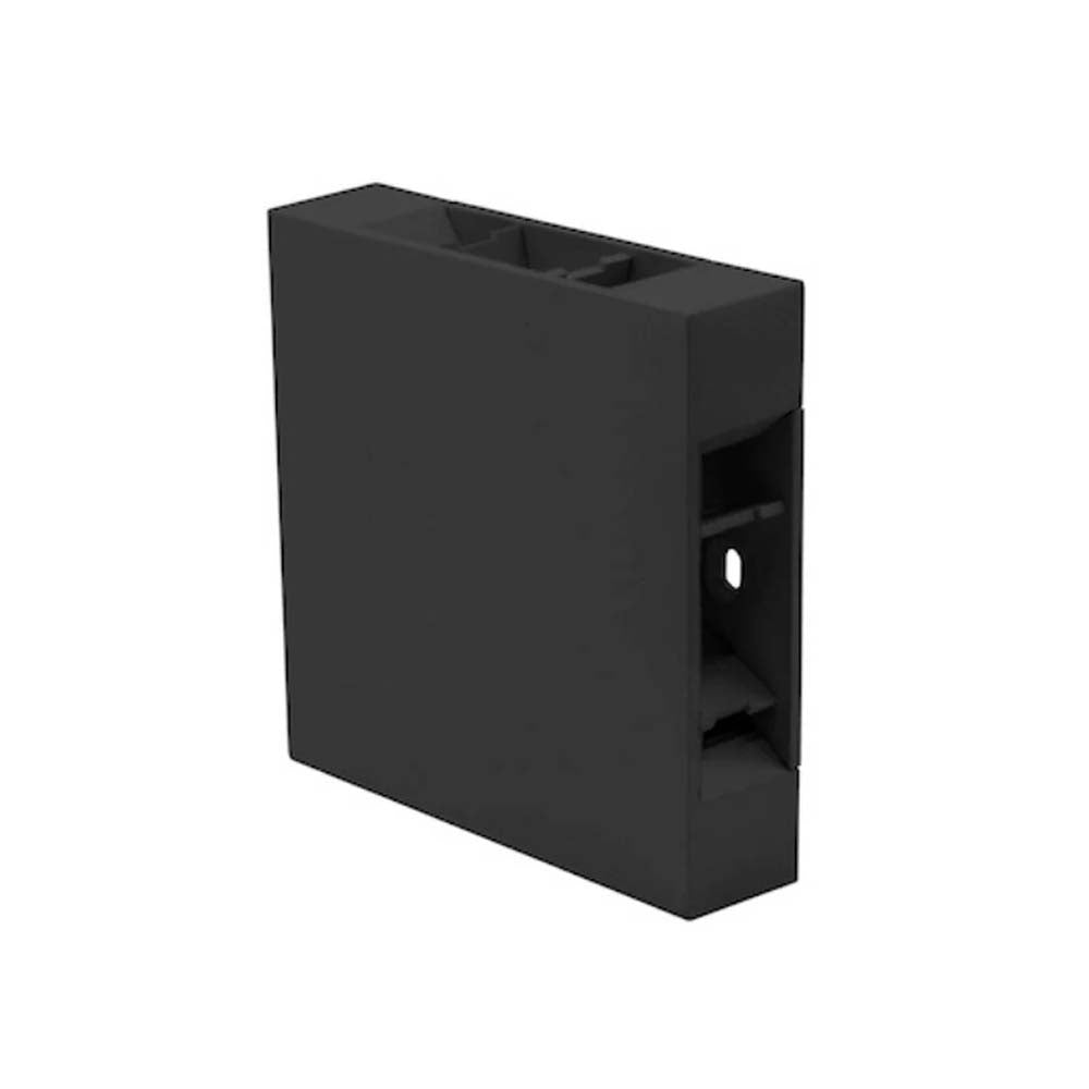 LUMINARIO DE PARED DE LED BLANCO CALIDO 4W CUBO 4 SALIDAS OPTICA AJUSTABLE DE SOBREPONER POLICARBONATO ACABADO NEGRO 85-265V CAIP65