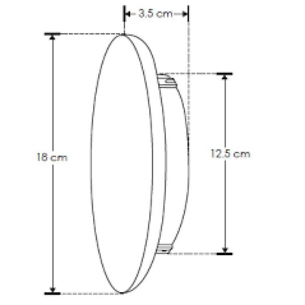 ARBOTANTE REDONDO BLANCO 9W 360 IP20 LUZ TIPO ECLIPSE BLANCO CALIDO ILUMILEDS