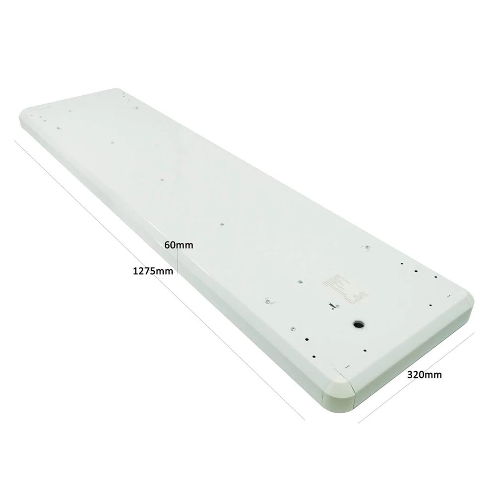 GABINETE INTERIOR LED T8 MODELO "M/S" 2X18W/85-265V. SIN TUBOS*** HAE ***