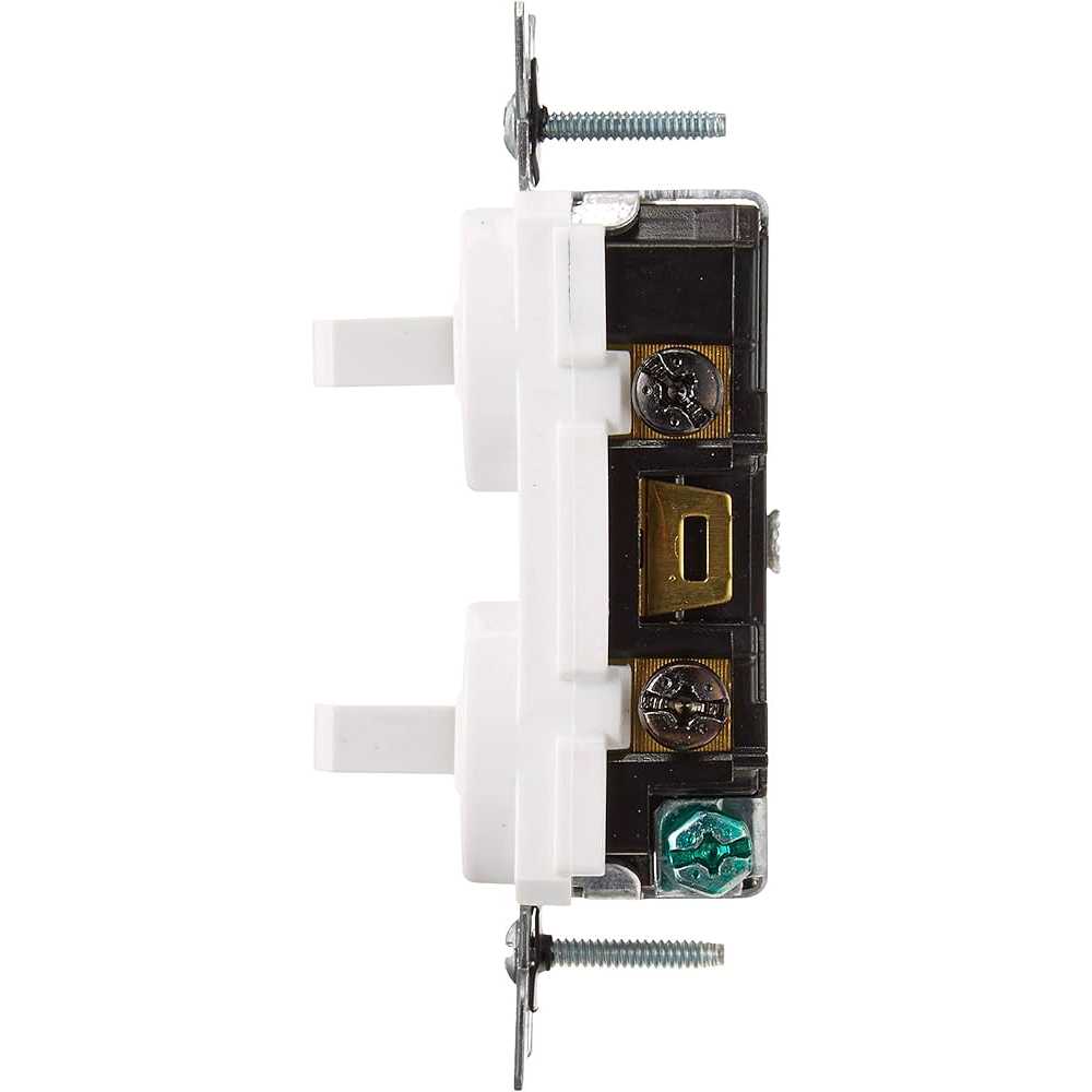 APAGADOR DOBLE PALANCA MARFIL 05224-00I LEVITON *** OFRECER 46002 ***