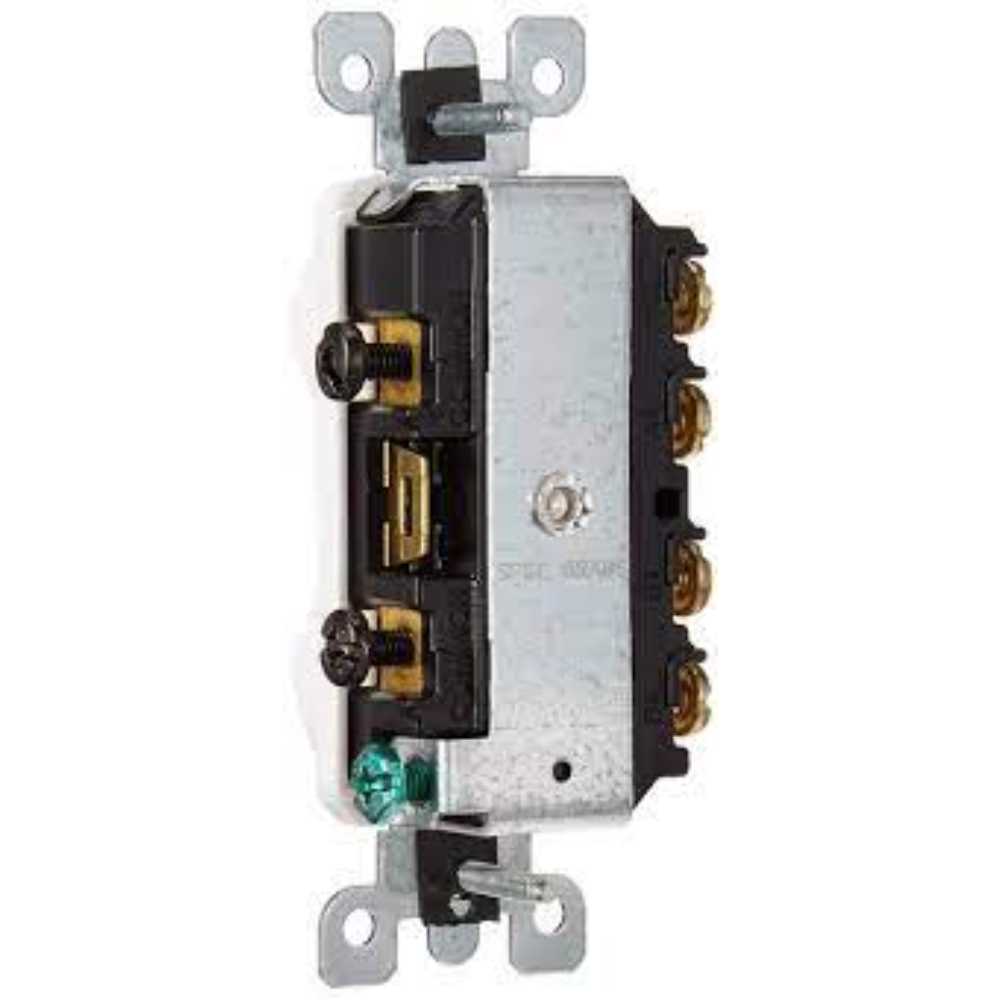 APAGADOR DOBLE PALANCA MARFIL 05224-00I LEVITON *** OFRECER 46002 ***
