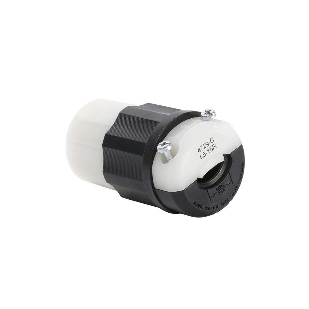 CONTACTO COLGANTE 2P-3H 15A/125V NEGRO 04729-00C LEVITON *** OFRECER HBL4729C ***