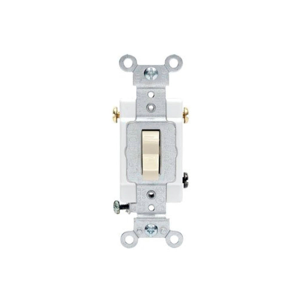 APAGADOR PALANCA 3 VIAS 15A. 120/277V. MARFIL CS315-02I LEVITON *** OFRECER 46003 ***