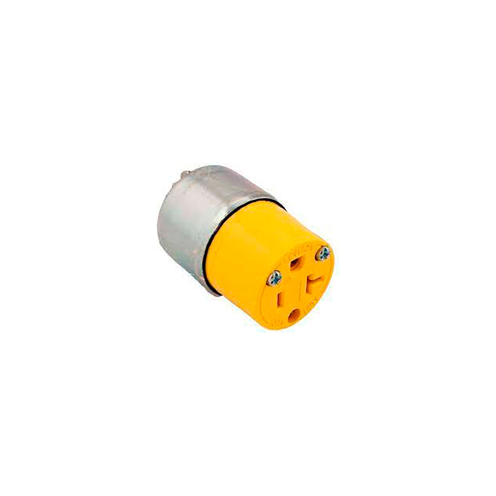 CONTACTO BLINDADO REDONDO COLGANTE 2P-3H 20A/125V. 520CA-000 LEVITON