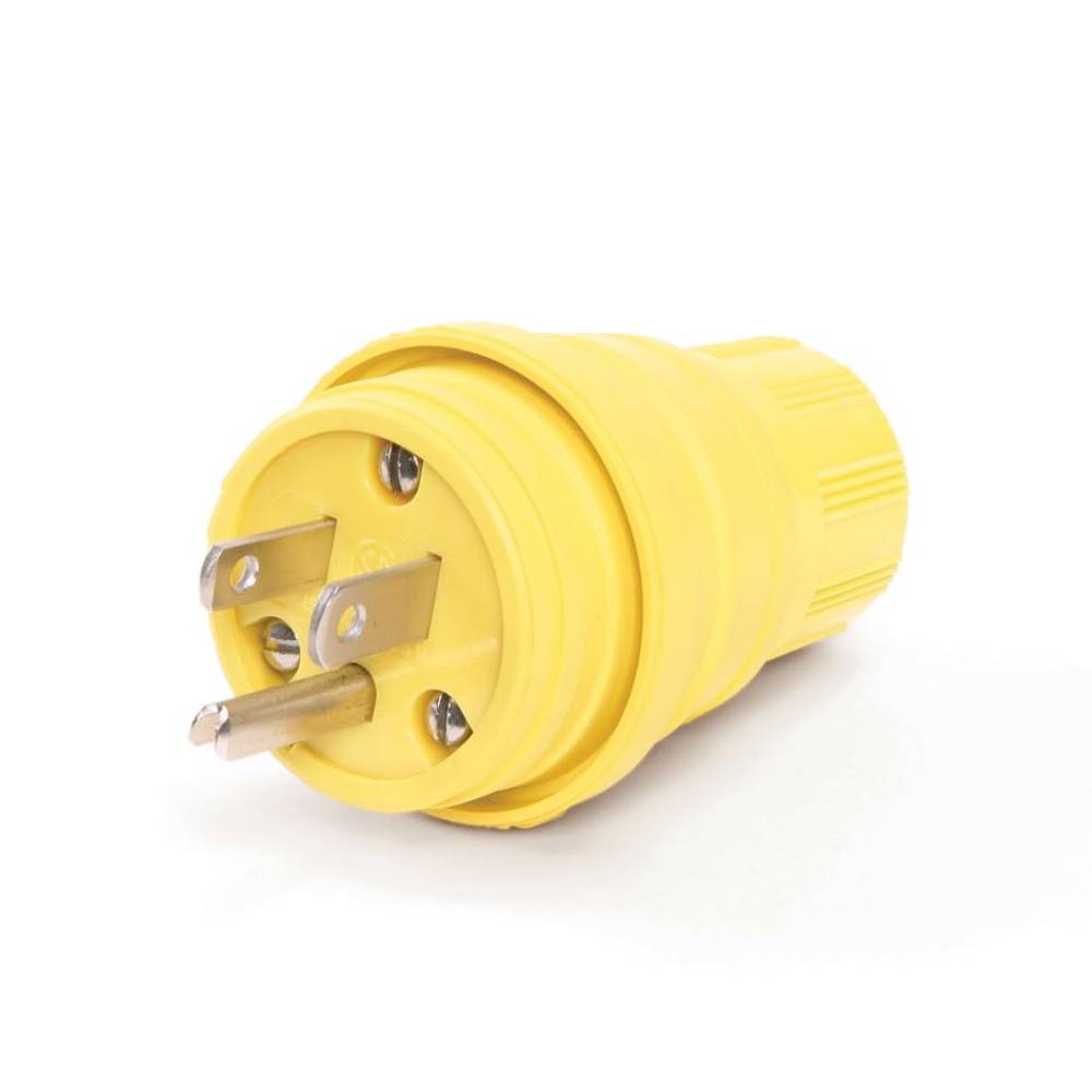 WETGUARD CLAVIJA ENTRADA RECTA 2P-3H 15A/125V. NEMA 5-15P 14W47-000 LEVITON *** OFRECER 14W47 ***