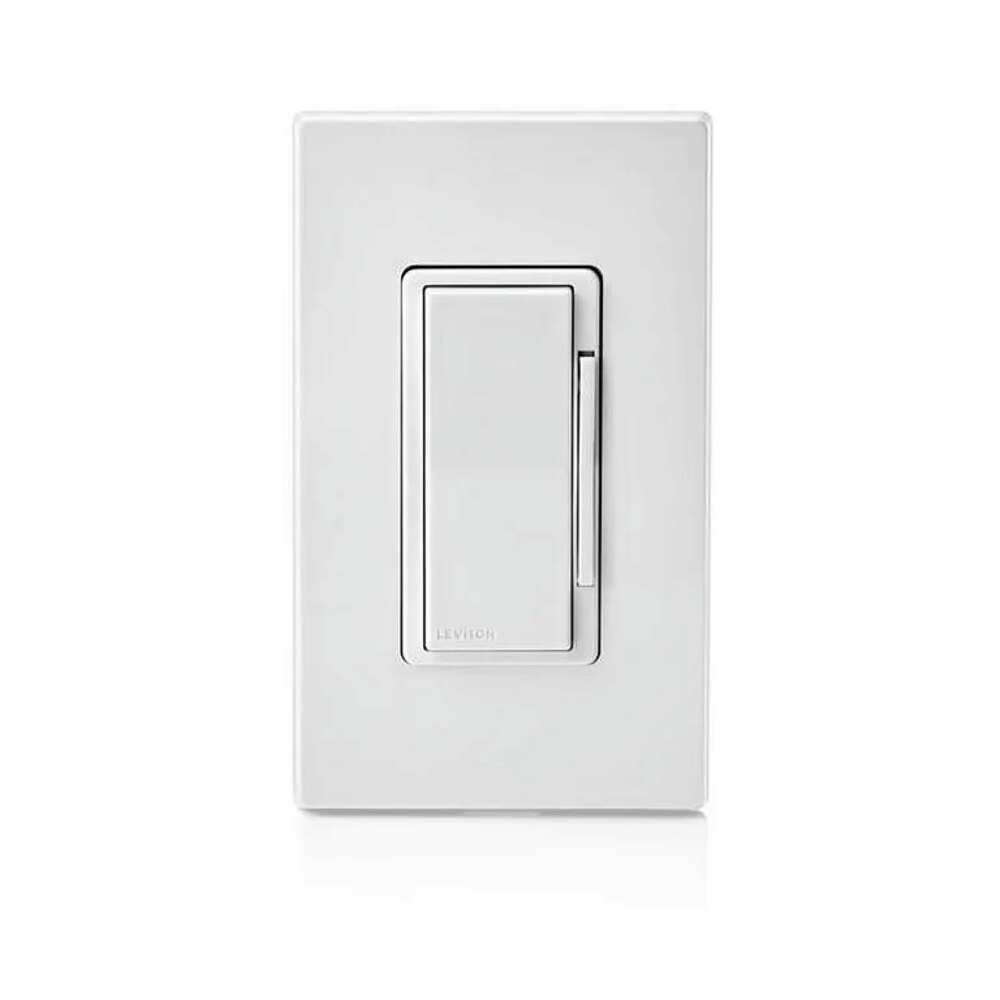 DIMMER MURAL C/LED IND. P/BAL. ELECTR. 600VA-120V. S/P BCO. MXL06-1LW LEVITON