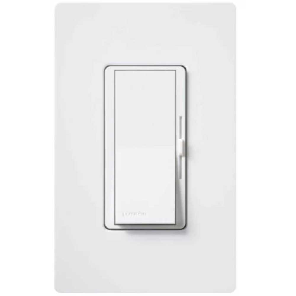 DIMMER MURAL C/LED IND. P/BAL. ELECTR. 600VA-120V. S/P BCO. MXL06-1LW LEVITON