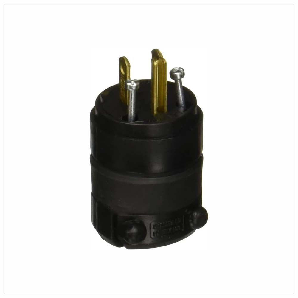 CLAVIJA NYLON NEGRA 15A/127V 515PR-000 LEVITON *** OFRECER AH5965BK ***